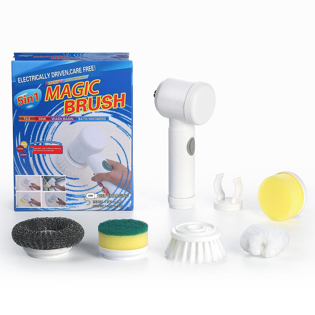 Xiyin TEMU's popular electric cleaning brush for kitchen and bathroom, multi-functional cleaner, electric shoe shine.