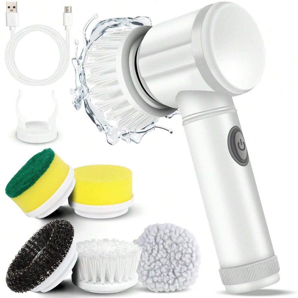 Xiyin TEMU's popular electric cleaning brush for kitchen and bathroom, multi-functional cleaner, electric shoe shine.