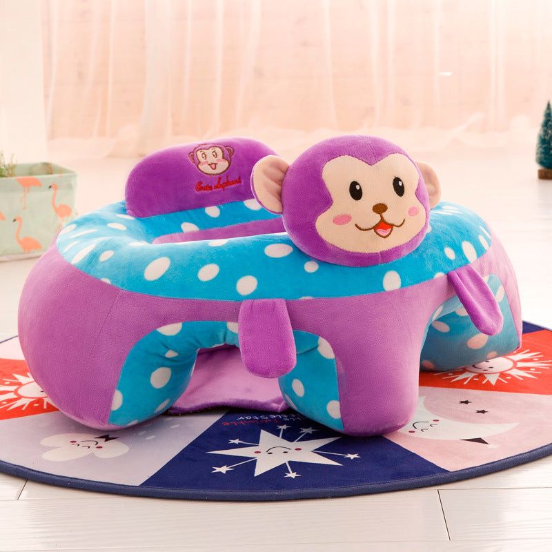 New cartoon baby learning chair child safety sofa plush toy infant anti-fall seat creative gift