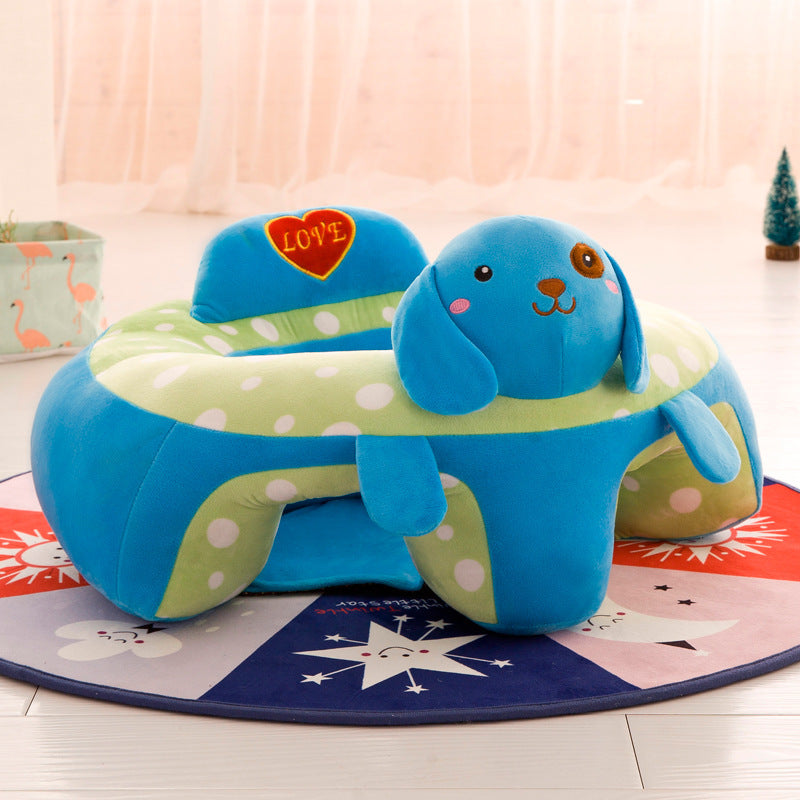 New cartoon baby learning chair child safety sofa plush toy infant anti-fall seat creative gift