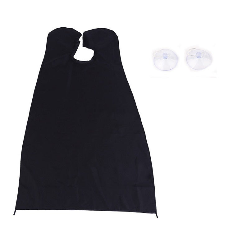 Man Bathroom Apron Male Black Beard Apron Hair Shave Apron for Man Waterproof Floral Cloth Household Cleaning Protector
