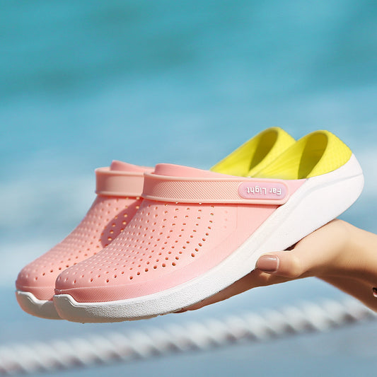 New jelly color men's and women's indoor and outdoor EVA beach shoes