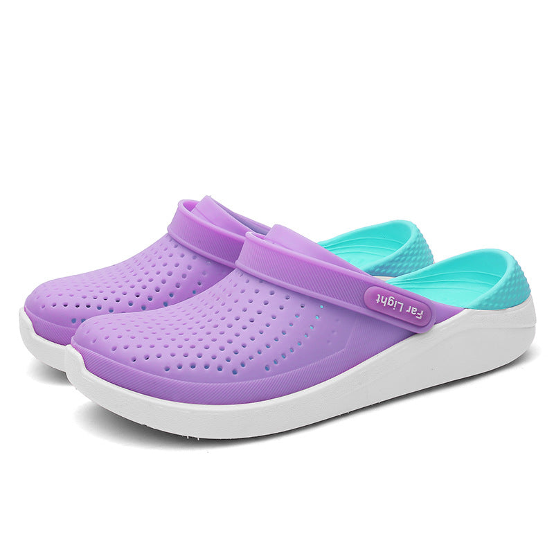 New jelly color men's and women's indoor and outdoor EVA beach shoes