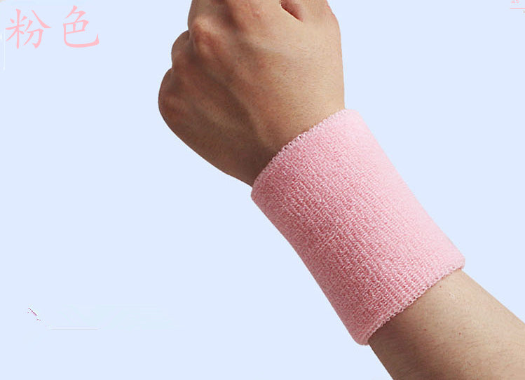 Sports towel wristbands cotton wristbands multicolor optional badminton basketball protective gear