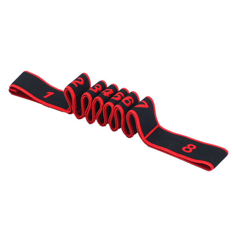 Segmental belt Yoga stretching belt elastic lacing belt sports belt stretching belt dance tension belt