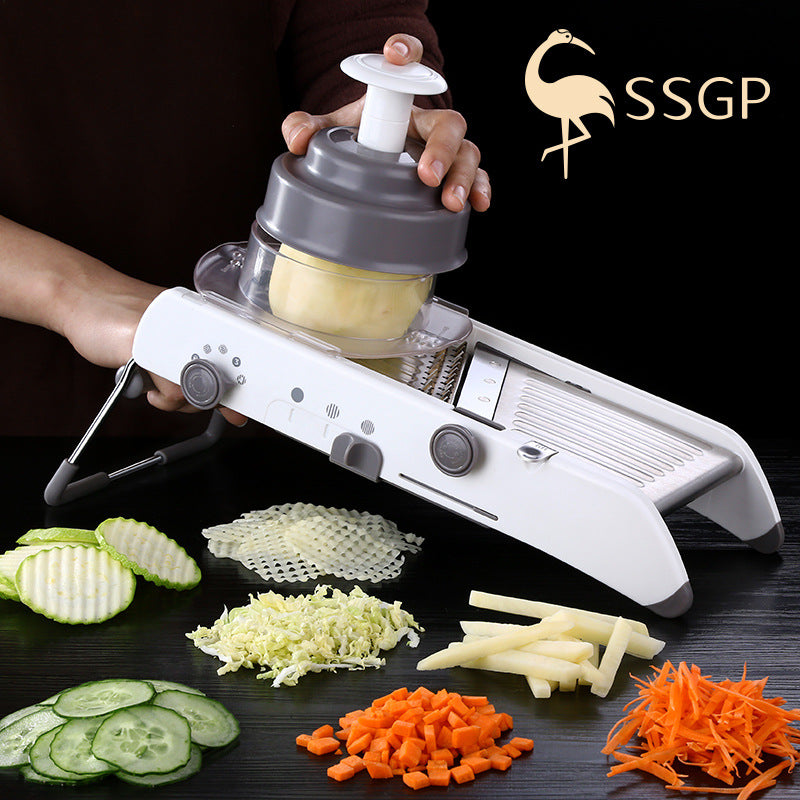 SSGP German potato shredder household kitchen multi-function slicing, shredded, diced, shredded vegetable cutter