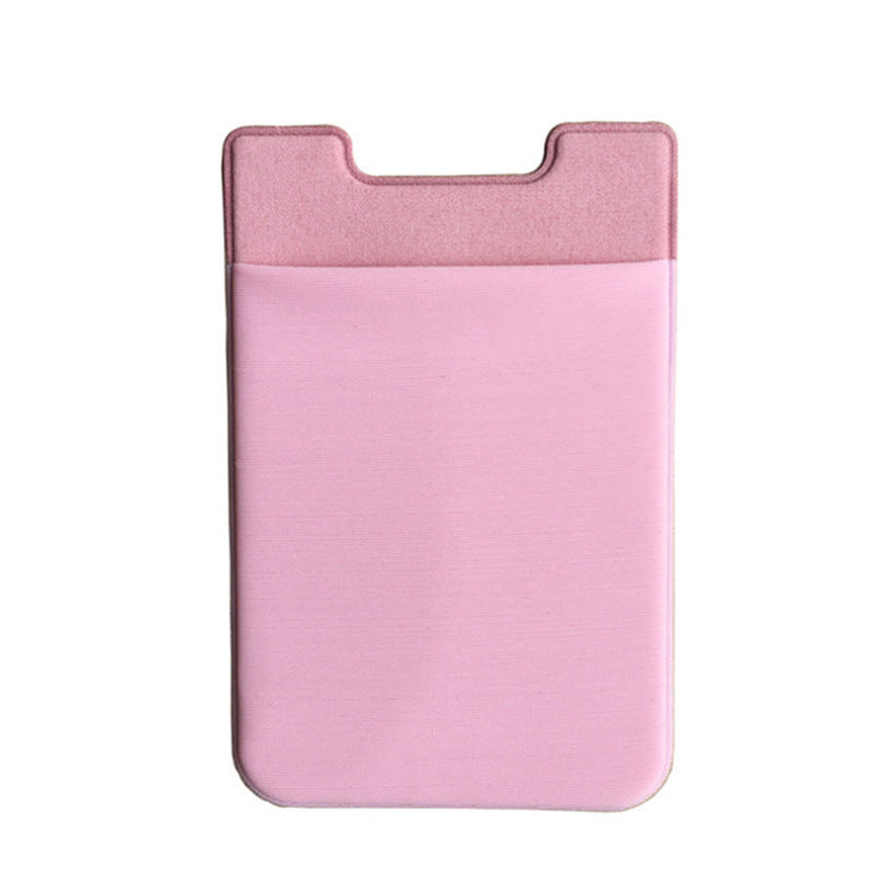 A generation of U-shaped single-layer Lycra mobile phone back stickers Bus bank card stickers Change headset storage bag