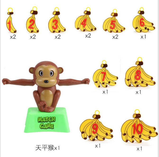 Douyin with the same net red sea grass pig puppy balance scale toy children's puzzle digital addition and subtraction weight math