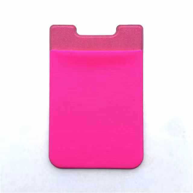 A generation of U-shaped single-layer Lycra mobile phone back stickers Bus bank card stickers Change headset storage bag