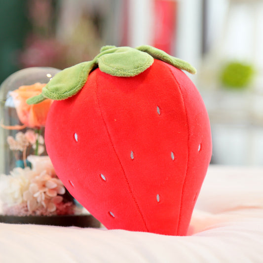 20cm Mini Small Fruit Series Strawberry Banana Orange Apple Watermelon Carrot Cherry Plush Toy