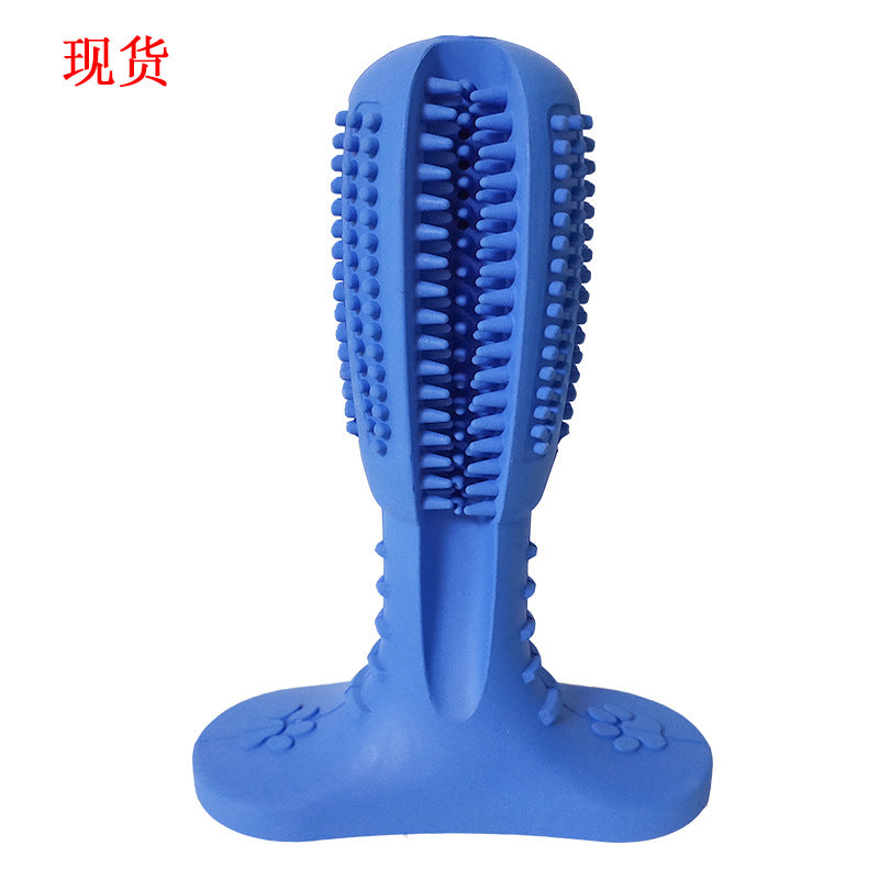 Hot sale hot sale dog toothbrush dog supplies molar rod pet rubber molar tooth cleaning toy