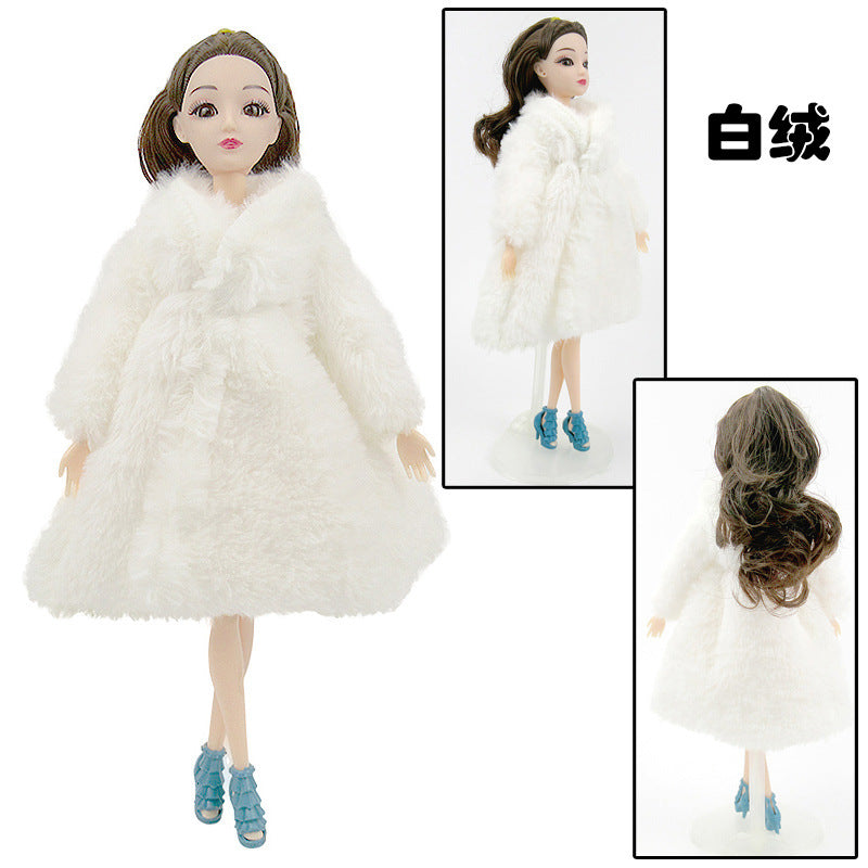 Lele Barbie fashion plush coat cloak windbreaker casual clothes suit girl toy doll