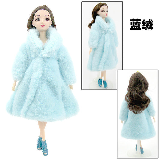 Lele Barbie fashion plush coat cloak windbreaker casual clothes suit girl toy doll