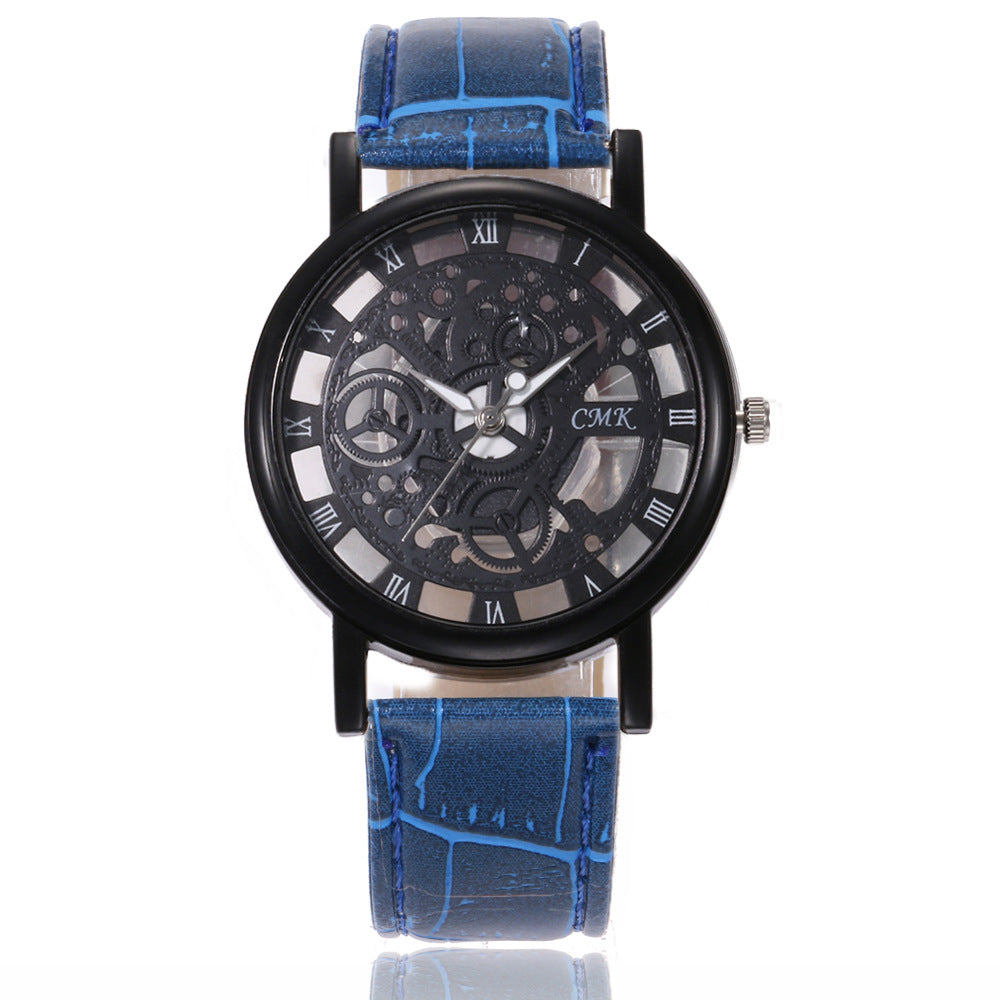 Men and Women Watch Fashion Hollow Non-Mechanical Watch Men and Women Quartz Watch