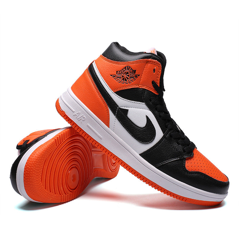 Korean casual sports basketball shoes wild students high-top shoes