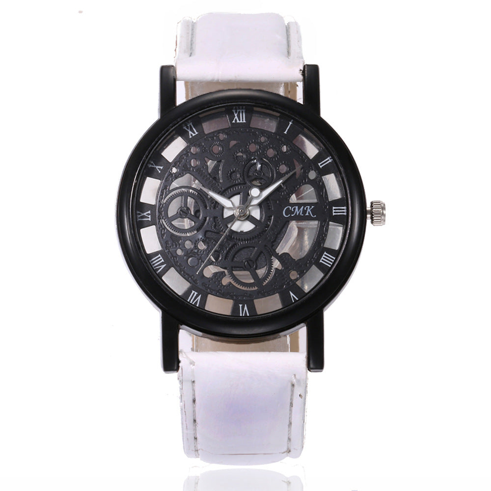 Men and Women Watch Fashion Hollow Non-Mechanical Watch Men and Women Quartz Watch