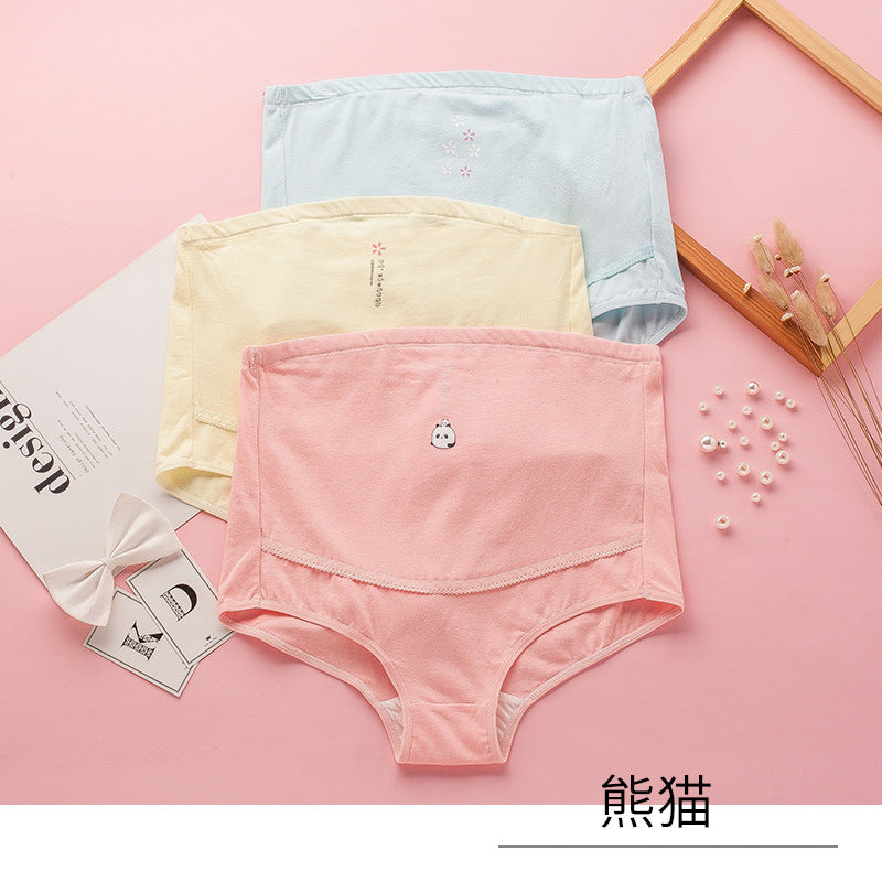 Pregnant women's underwear high waist belly support underwear during pregnancy, cotton shorts, early third trimester, early mid-term summer thin section