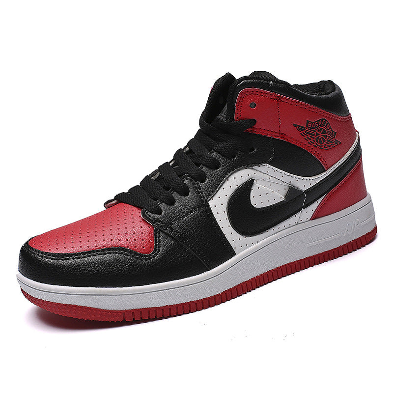 Korean casual sports basketball shoes wild students high-top shoes