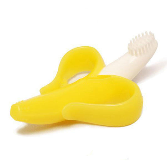 Baby toothbrush baby banana toothbrush baby molar stick banana type milk toothbrush tooth gel banana molar