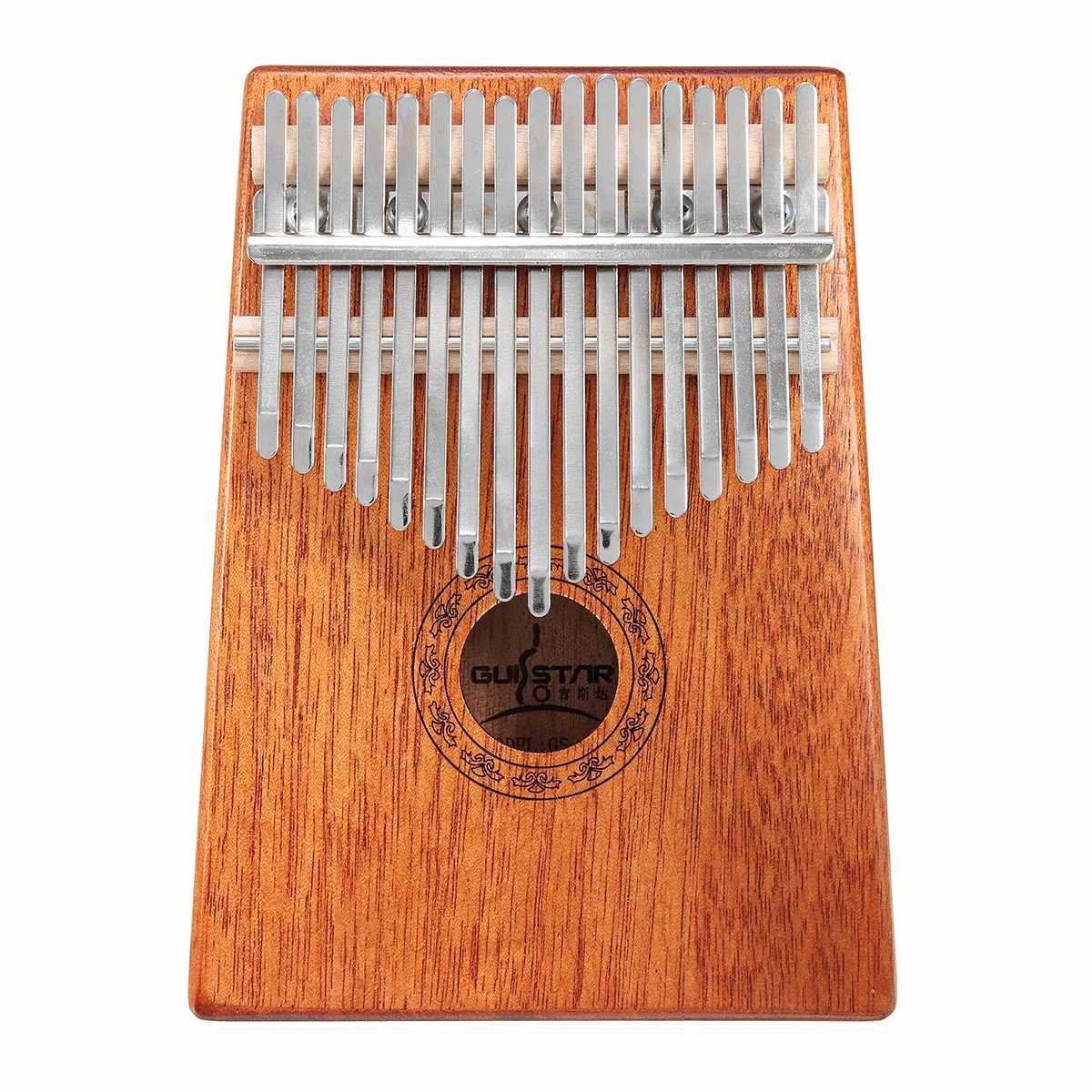 17 Keys Kalimba Thumb Piano Finger Piano Musical Toys With Tune-Hammer And Music Book