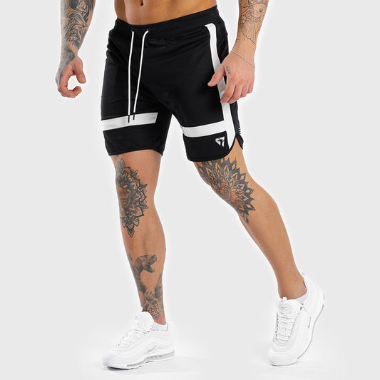 Men's casual white shorts jogger bodybuilding Sweatpants health fitness
