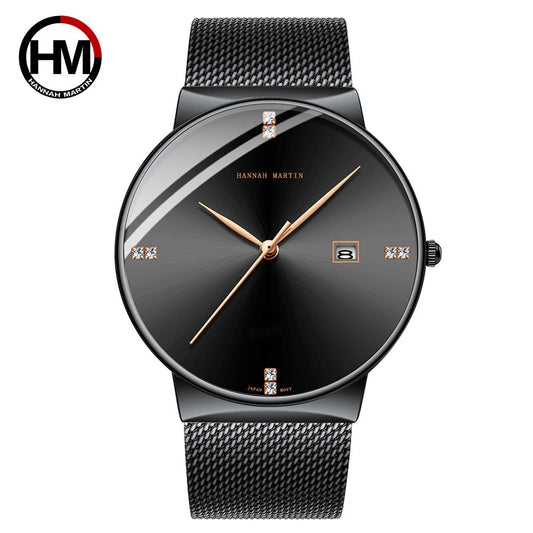 Men Watch Stainless Steel Classical Business Waterproof Top Brand luxury Quartz Movement Wristwatches Calendar relogio masculino