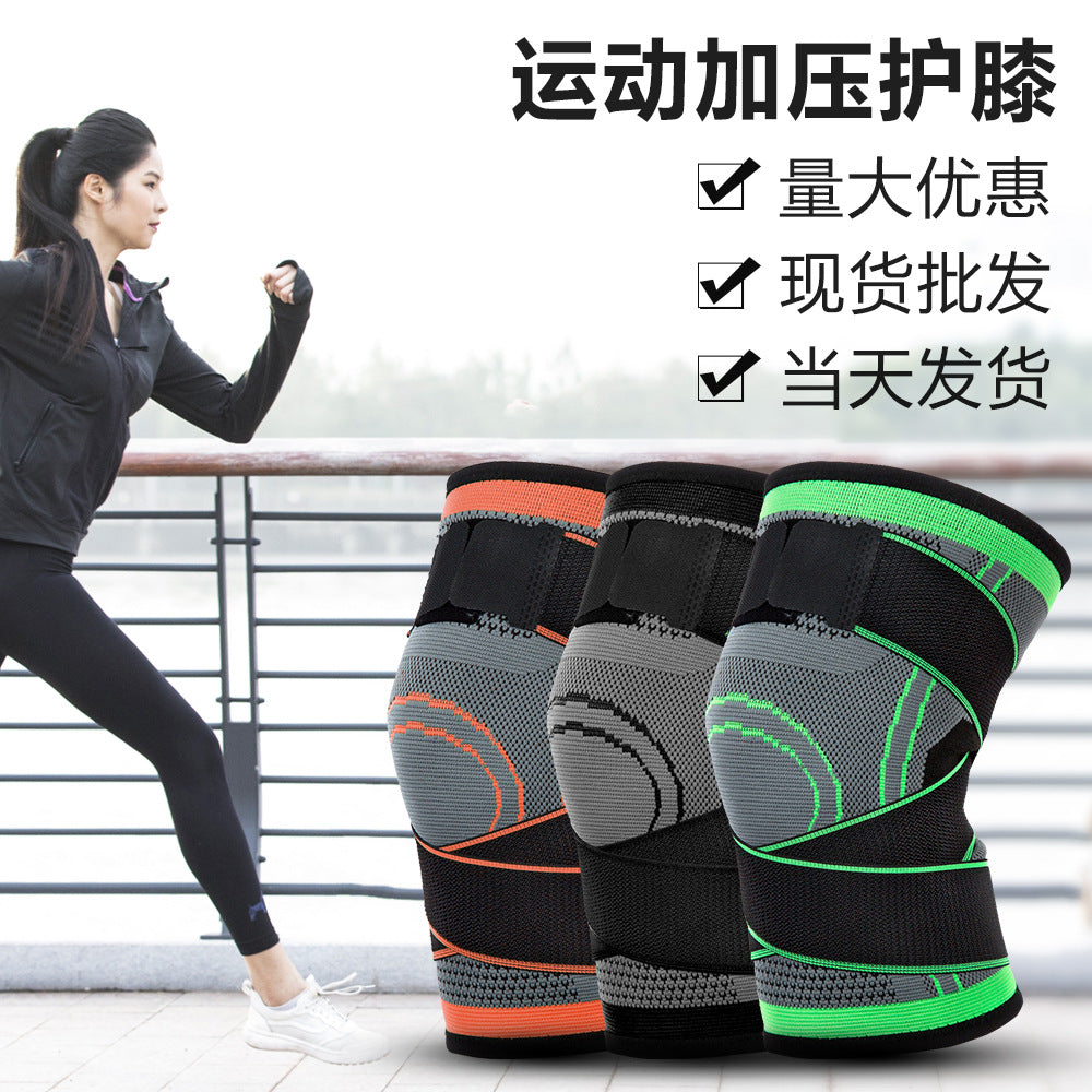 Daily sports knee pads Outdoor compression protection running hiking Knitting protective gear