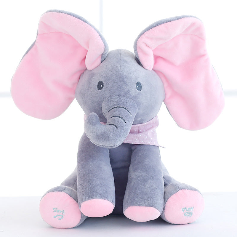 Peekaboo Bear Peekaboo Elephant Electric Toys Shy Bear Hide and Seek Doll