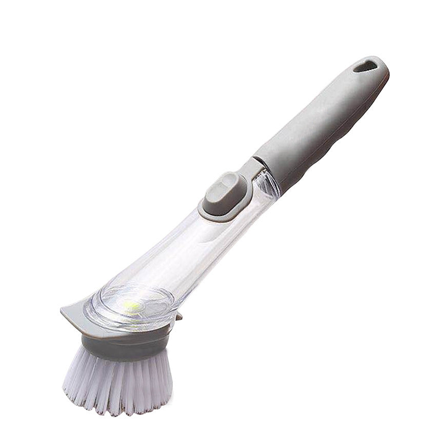 Press the pot brush Brush pot artifact Non-stick oil kitchen brush pot brush automatic liquid sponge wash brush