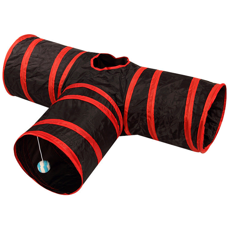 Pet cat and dog tunnel-type toys
