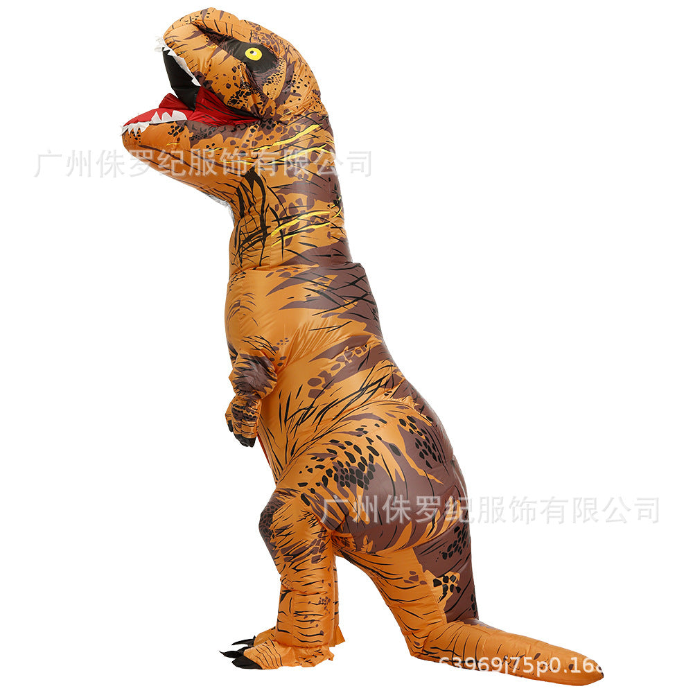 Tyrannosaurus dinosaur inflatable clothing children funny creative Christmas Eve Halloween inflatable clothing stall toys