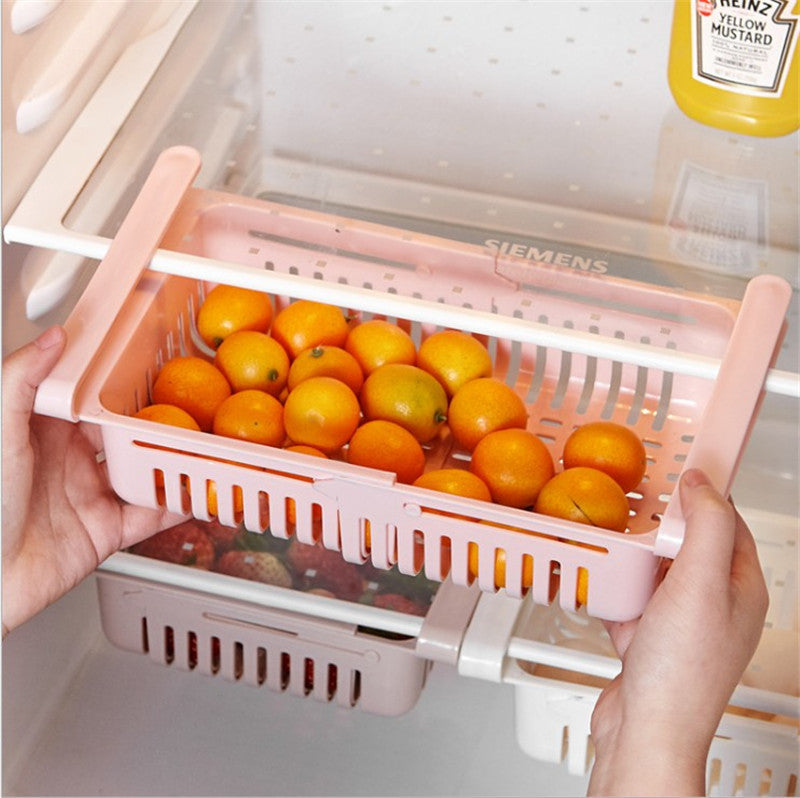 Cross-border hot style kitchen refrigerator storage box sundries sorting box food and beverage drawer storage box storage rack