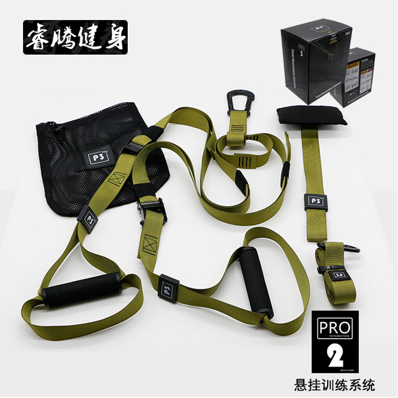 Suspension training belt pull rope yoga belt fitness belt TRP3X tensioner