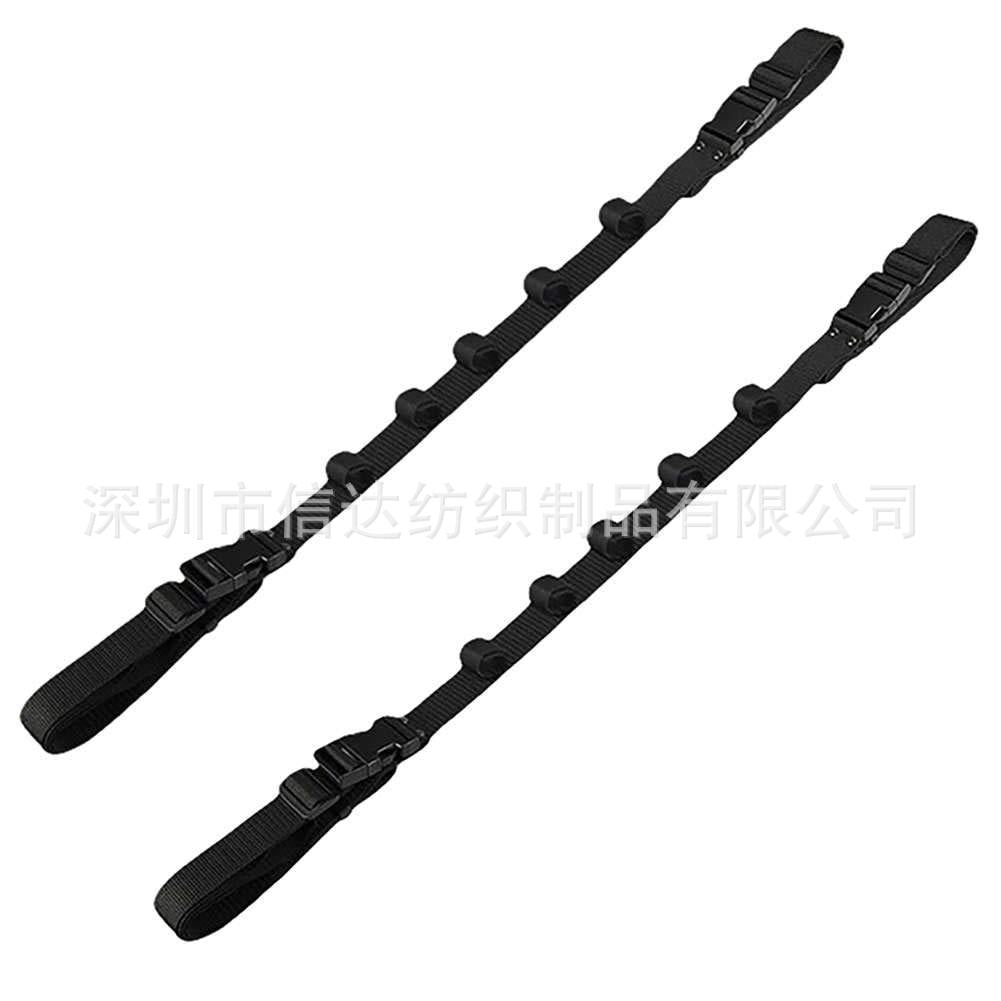 Adjustable Car Fishing Rod Rack Internal Fixation Belt Fishing Rod Strap Portable Fishing Rod Car Built-in Rack