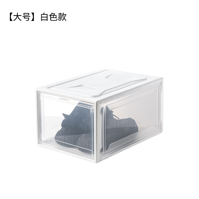 Storage box transparent sports shoes basketball shoes shoe box high-top sneakers wall collection display shoe cabinet