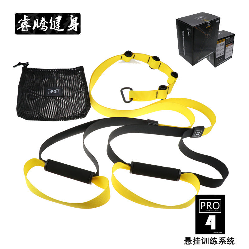 Suspension training belt pull rope yoga belt fitness belt TRP3X tensioner