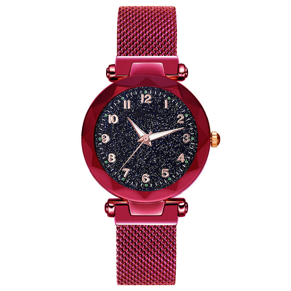 Magnetic Starry Sky Women Wrist Watch For Ladies Top Brand Luxury Watch Rose Gold relogio feminino Female Clock