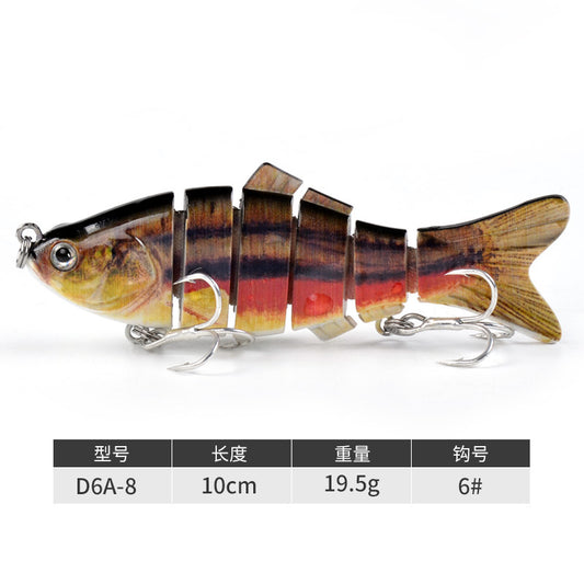 Luya bait sea fishing hard bait simulation lure lure hard bait multi-section fake bait fishing tackle multi-section bait lure fishing tackle