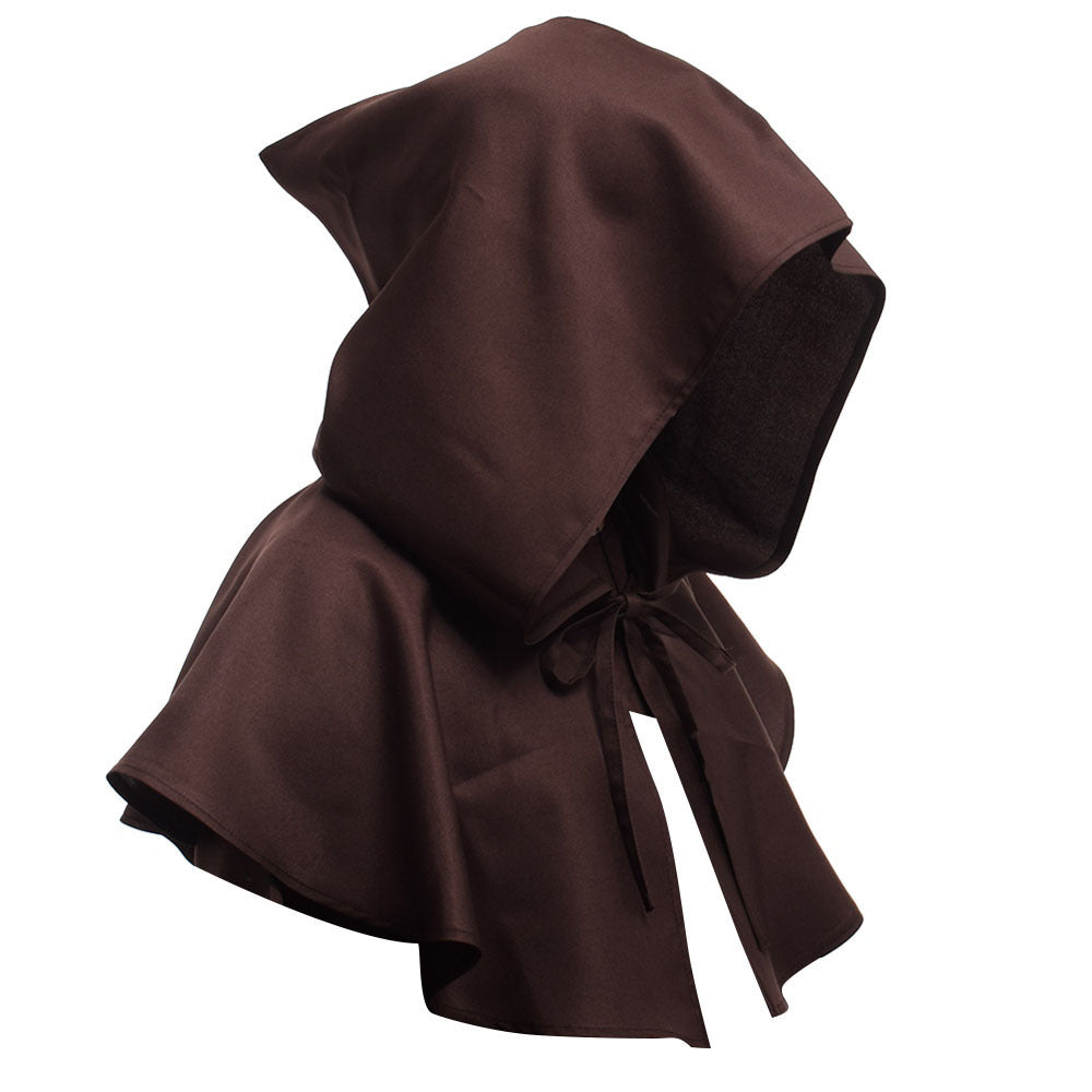 Halloween costume Death cloak Medieval hat cloak