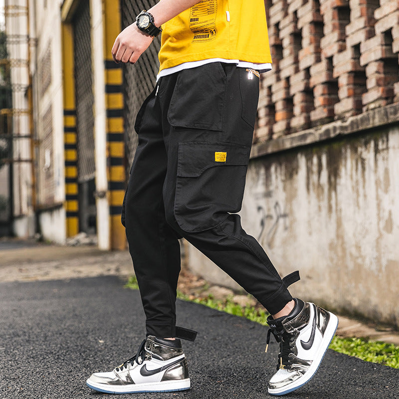 Men's trendy brand nine-point pants 9 points easy-to-fit trend pants youth sports casual pants