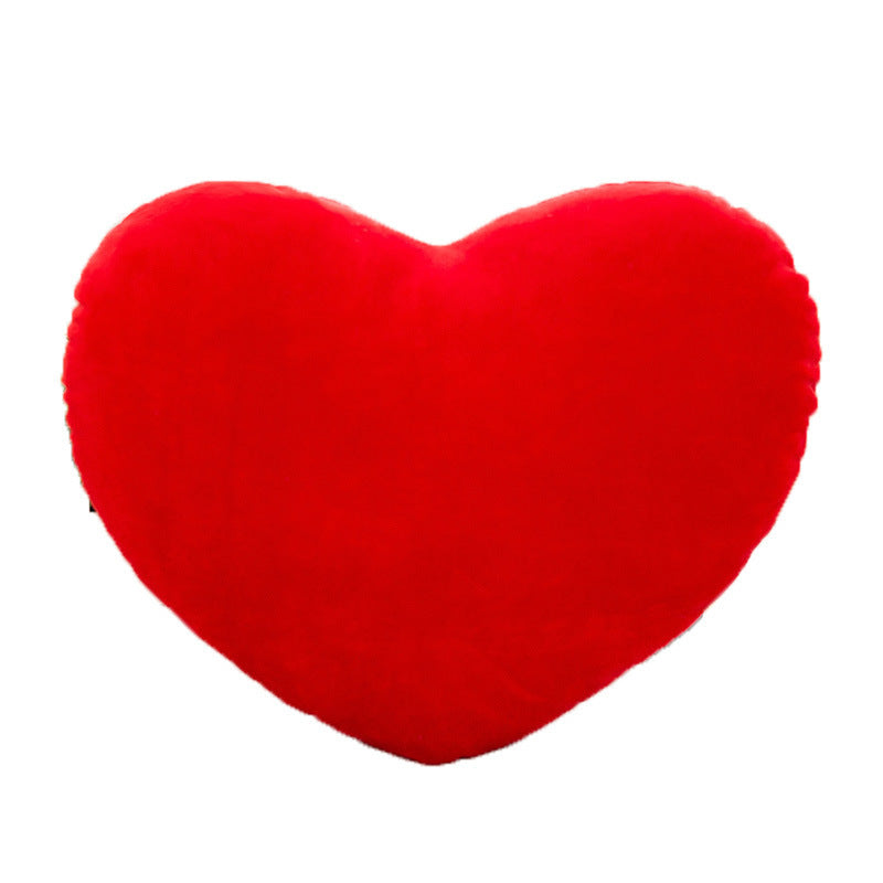 Red heart red love pillow heart-shaped plush toy sofa cushion birthday wedding gift