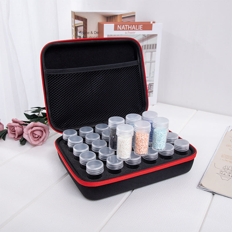 30 grid shockproof and drop diamond painting sub-bottle storage bag nail accessories storage bottle display box