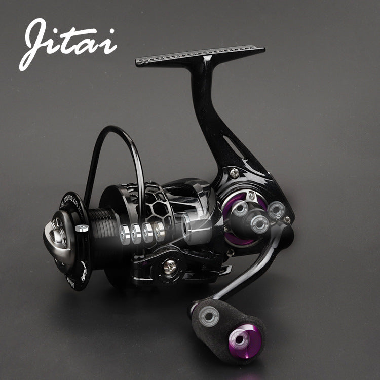 Jitai real 11-axis gapless fishing wheel spinning wheel Haigan Road sub-wheel cross-border high-end metal sea fishing fishing reel