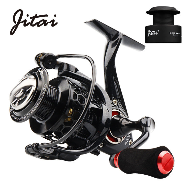 Jitai real 11-axis gapless fishing wheel spinning wheel Haigan Road sub-wheel cross-border high-end metal sea fishing fishing reel