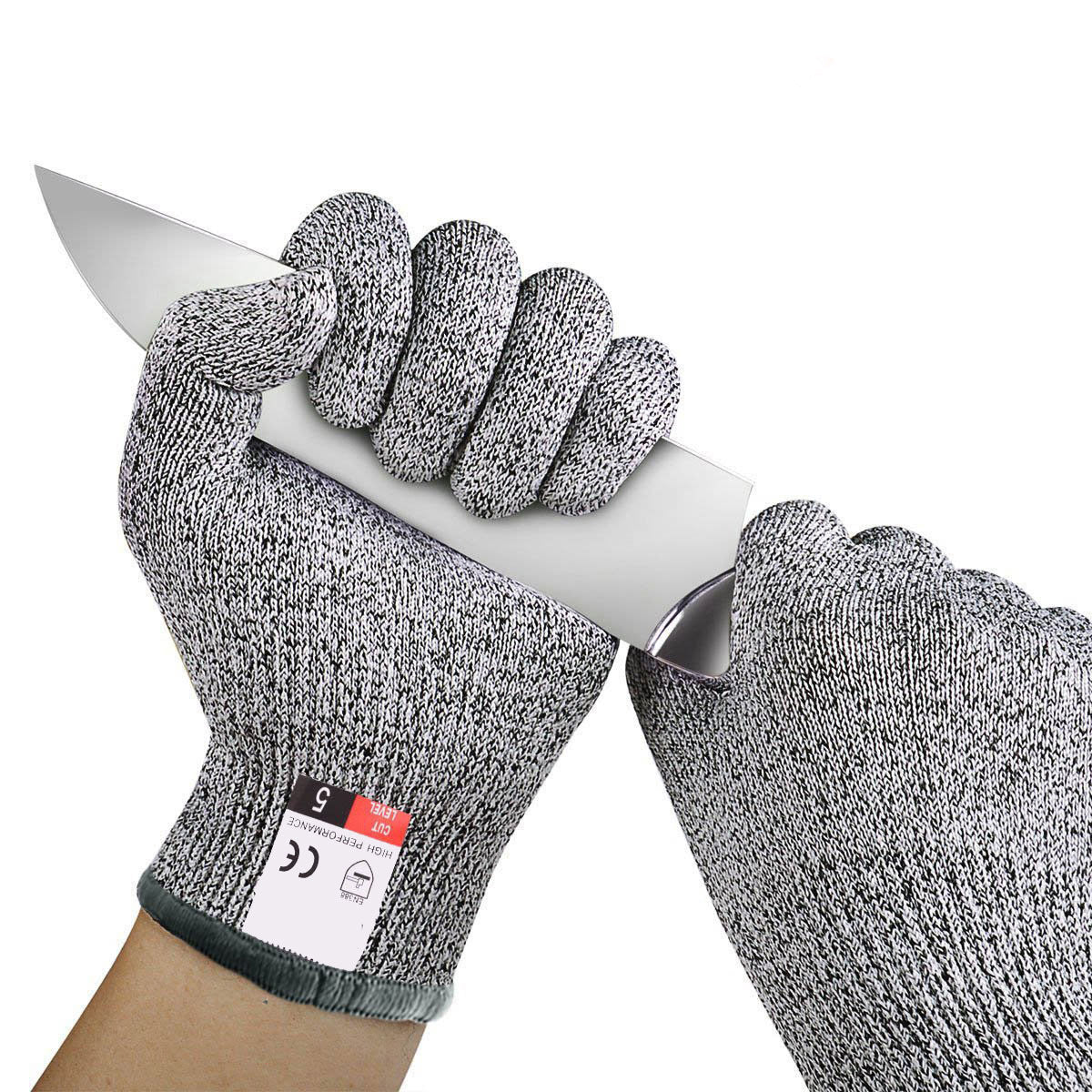 HPPE 5 cut-proof gloves Food grade kitchen garden gardening gloves slaughter fishing gloves