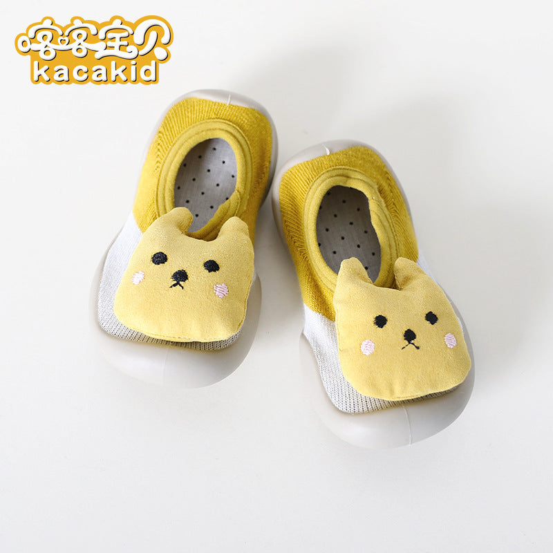 Non-slip children's soft-soled shoes, baby indoor shoes, outdoor rubber-soled children's shoes, Kacakid doll toddler shoes