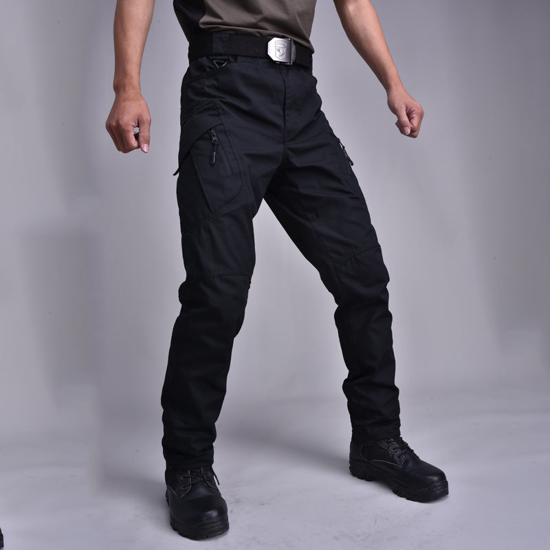 Outdoor consul tactical pants plaid fabric IX9 city special service trousers outdoor class IX7 multi-pocket overalls