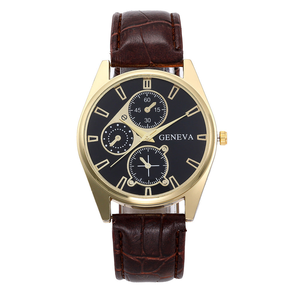 Geneva belt watch, hot men's business casual belt watch