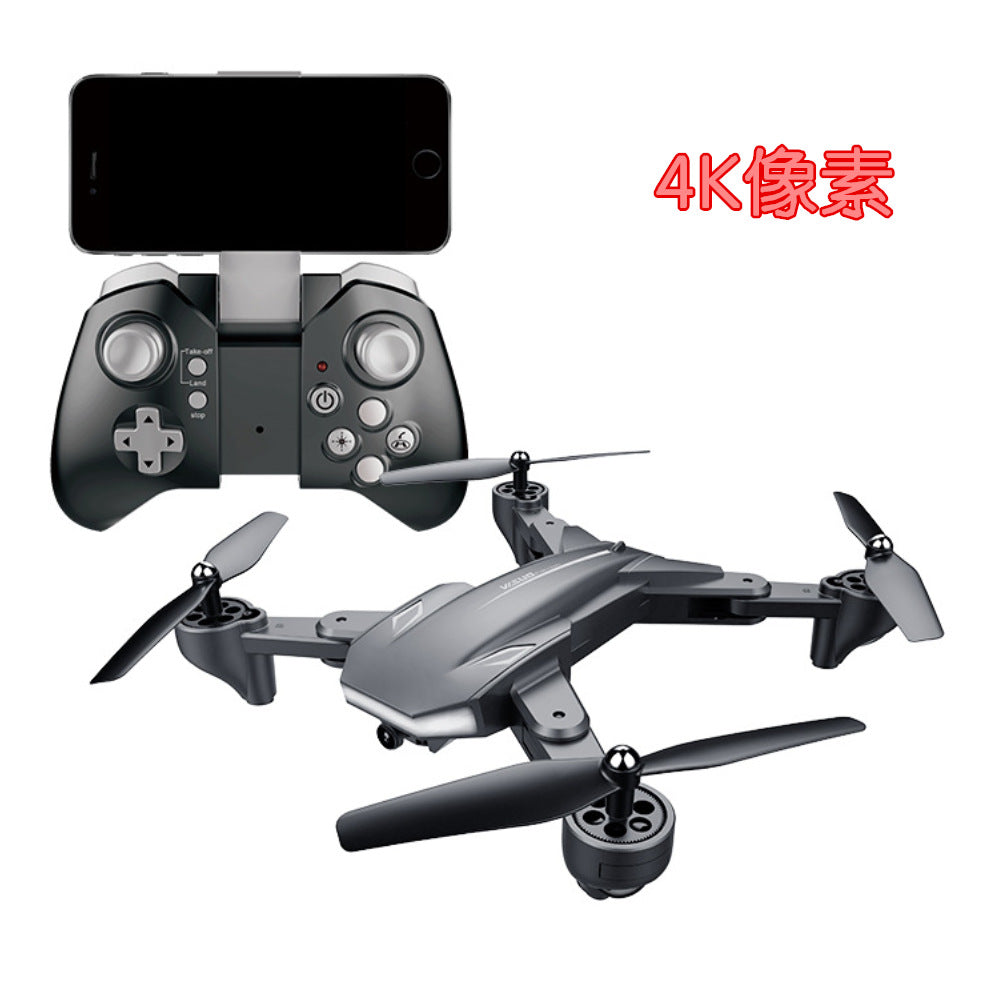 XS816 4K HD UAV toy long battery life four-axis aircraft vibrato function optical flow positioning folding