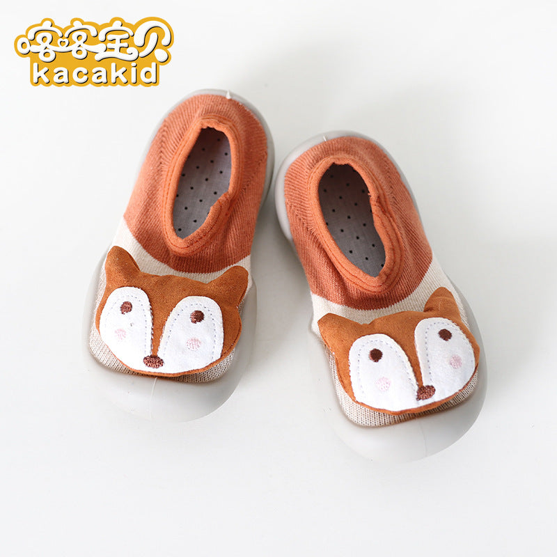 Non-slip children's soft-soled shoes, baby indoor shoes, outdoor rubber-soled children's shoes, Kacakid doll toddler shoes